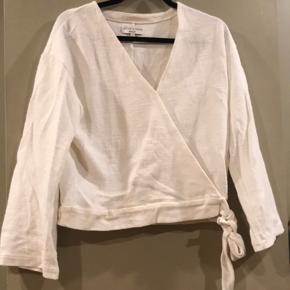 Madewell Wrap Front Top